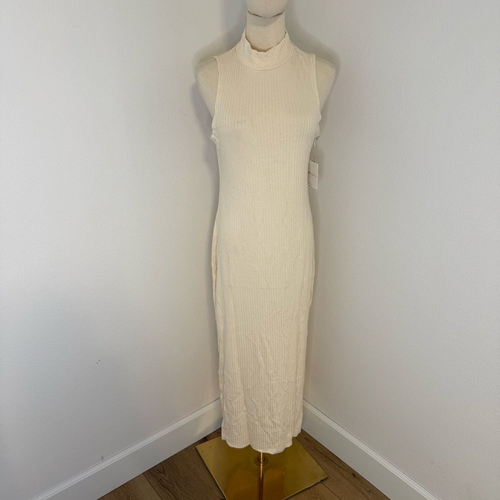 [Beyond Yoga] NWT Cream Midi Dress - Size Medium